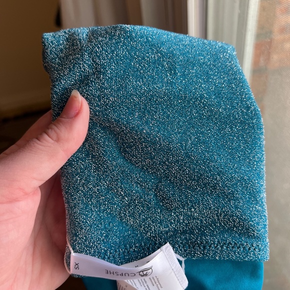 Cupshe Blue Shimmery Bikini - Picture 8 of 8